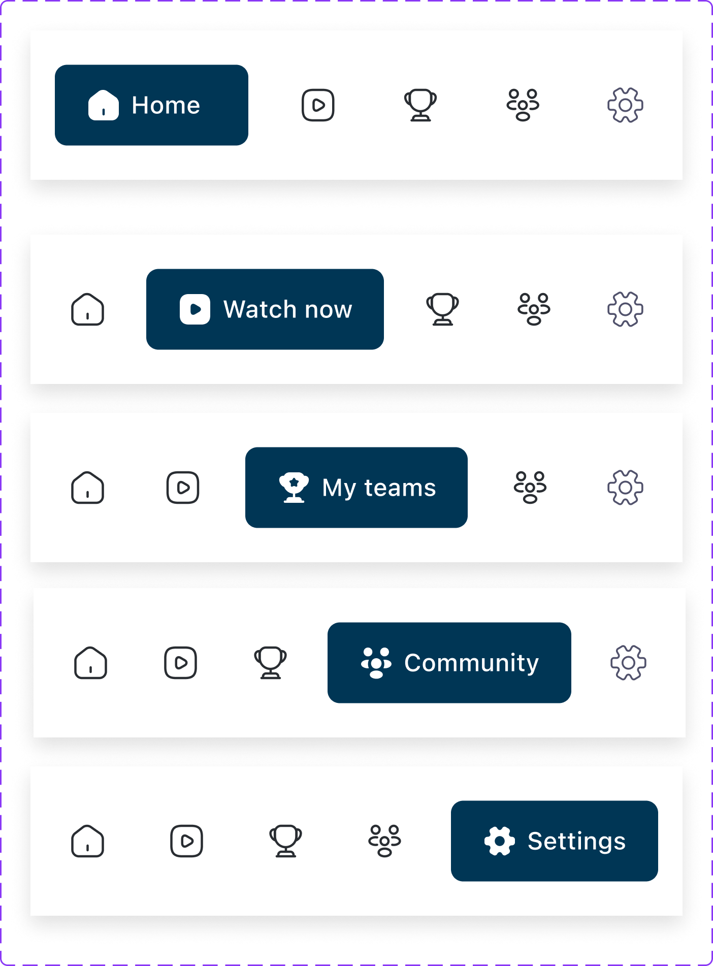 Navigation exploration mockup version two