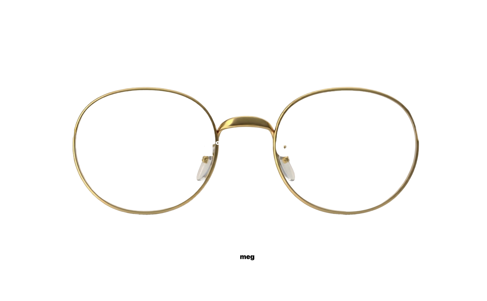 Readable: gold glasses showing one word at a time